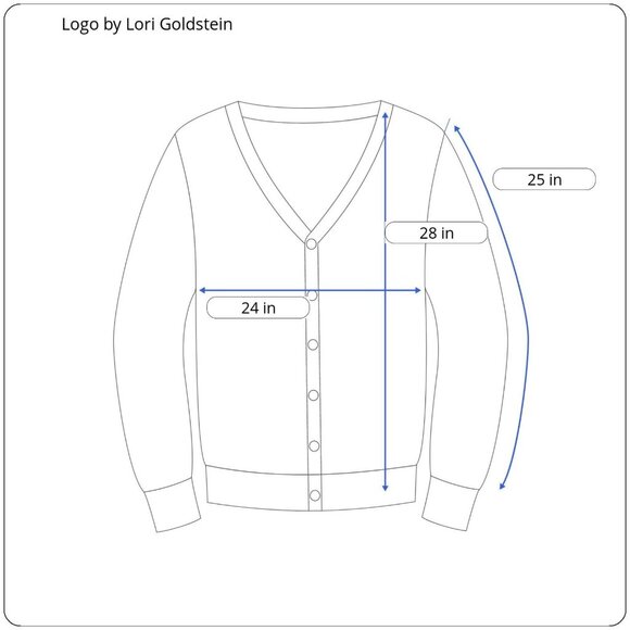 Logo Lori Goldstein Womens Cardigan Mixed Media Open Front Boucle Knit Shale XL - Picture 3 of 11